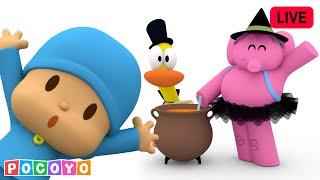 LIVE  The BEST Halloween Moments with Pocoyo   Pocoyo English  Cartoons for Kids