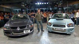 Mitsubishi Lancer Vs. Subaru Impreza Power Lap  The Stig  Top Gear