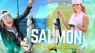 Under par & catching SALMON? BEST DAY EVER