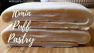 EASY Homemade Puff Pastry READY IN 10min