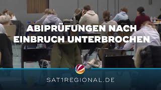 Nach Einbruch in Schule Abiprüfungen in ganz Niedersachsen unterbrochen