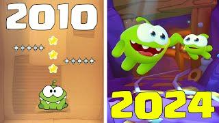 Evolution of Cut the Rope Games 2010-2024