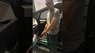 Tesla Cybertruck Running Boards Prevents Wear and Tear on Seats