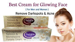 Twinkle Face Cream For Glowing Face  Remove Pimples and Dark circles Hindi language