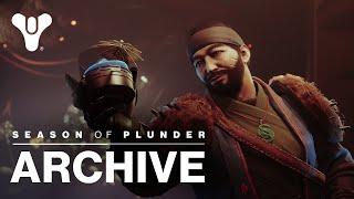 Destiny 2 Cutscene Archive - Season of Plunder Season 18