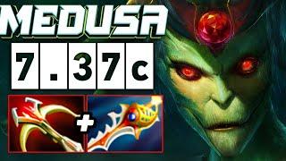 1000GPM Medusa 30Kills Insane Damage Split Shot Daedalus + Divine Rapier Dota 2