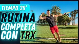  RUTINA COMPLETA TRX para perder grasa y tonificar tu cuerpo en SOLO 29 MINUTOS  Dani Elies