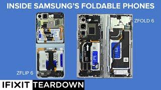 Inside Samsungs Foldable Phones Galaxy ZFlip 6 and ZFold 6 Teardown