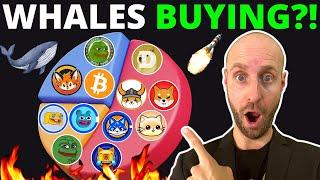 Whales Are Buying MILLIONS of These Top Crypto Memecoins? BTC & MEMECOIN Technical Analysis?