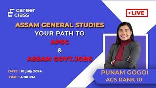 Assam General Studies Your Path to APSC & Assam Govt. Jobs #GS-5#govtexam