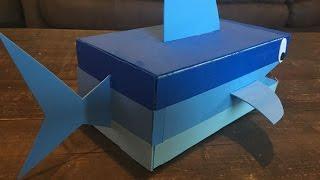 Valentines Day  Shark Card Box  For Kids