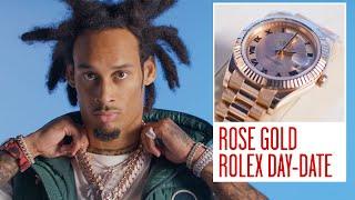 Robby Anderson Shows Off His Insane Jewelry Collection  On the Rocks  GQ Sports