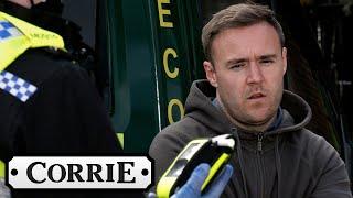 Tyrone Is Stopped by the Police for Drunk Driving  Coronation Street