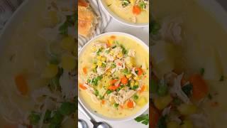 Delicious Chicken Pot Pie Soup  Fall Recipes #recipes