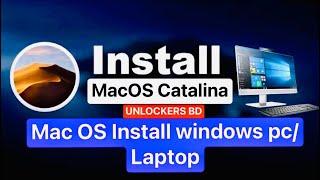 How to Install MacOs Catalina on Any Windows pclaptop install MacOs Catalina dual boot