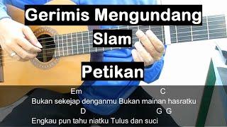 Belajar Gitar Gerimis Mengundang Slam Petikan Tutorial Gitar Pemula Chord Kunci Gitar Mudah