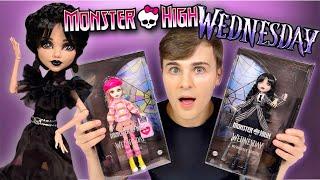 I Bought ALL The Wednesday x Monster High Dolls My HONEST Thoughts Unboxing & Review