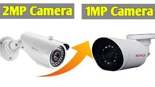 Convert any 2 MP Camera into 1 MP camera in Hikvision CPPLUS Dahua Regular DVR