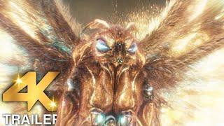 GODZILLA X KONG THE NEW EMPIRE Mothra Reveal Trailer 4K ULTRA HD 2024