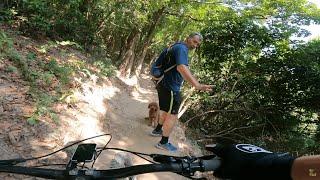 F%@#ing Hikers Hikers on a MTB trail