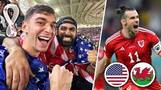 USA VS WALES 1-1  QATAR World Cup Vlog 2022