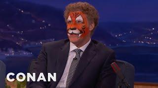 Will Ferrell Just Came From A Kid’s Birthday Party  CONAN on TBS