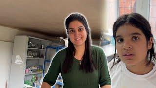 Garage Makeover update and Yashika ki report card mili aaj Indian Family in UK 