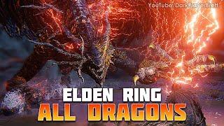 Elden Ring - All Dragon Boss Fights NO DAMAGE 2K 60FPS