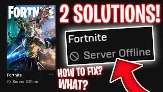 FORTNITE SERVERS OFFLINE *FIX* Chapter 5 Season 4