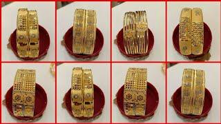 new latest gold bangles designs 2023 with weight and price  Gold bangles designs 2023