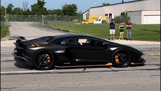 Lamborghini Aventador SVJ With Gintani Exhaust Launch