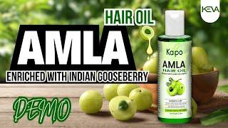 Kaipo Amla Hair Oil Demo  @KevaIndustriesofficial