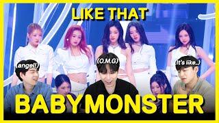 BABYMONSTER - LIKE THAT performance MCOUNTDOWN  KOREAN  REACTION  