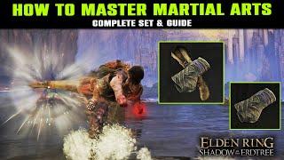 NEW Martial Arts Complete Set DANES FOOTWORK How to Get & Showcase  DRYLEAF ARTS  Elden Ring DLC