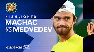 Tomas Machac vs Daniil Medvedev  Round 3  French Open 2024 Highlights 