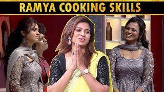 Fun  Ramya Pandian New Rap Song About Non-Veg Dishes..  Actress Ramya Pandian Interview  TOC