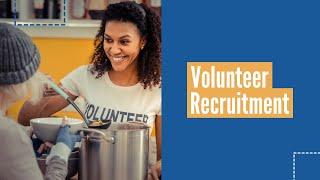 Video template - Volunteer Recruitment