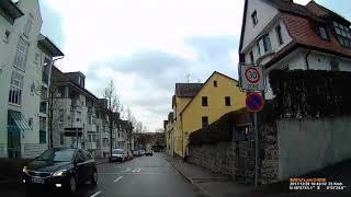 D Große Kreisstadt Bietigheim-Bissingen. Landkreis Ludwigsburg. Tour durch die Stadt. Dezember 2017