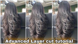 How to advanced layer hair cuttutorialstep by stepstep with layer hair cuteasy way2021in Hindi