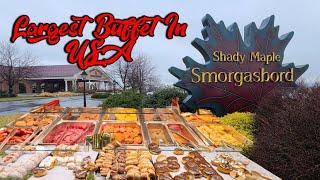Shady Maple Smorgasbord BREAKFAST Buffet - East Earl Pennsylvania Largest In The USA