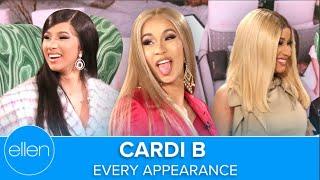 Every Time Cardi B Appeared on the Ellen Show