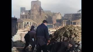 The liberation of the Dutch town of Nijmegen in 1944 in color De bevrijding van Nijmegen in 1944