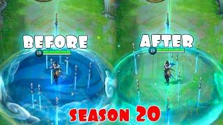 Ling Serene Plume Skin Effects Before and After Season 20  MLBB