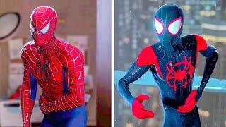 Marvels Spider-Man - Peter Gets His Bones Broken Vs Miles Gets His Bones Broken