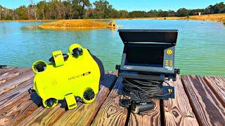 Exploring the 5 Acre Pond with Underwater Drones Incredible Footage