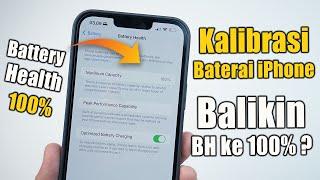 Kalibrasi Baterai iPhone Naikin Battery Health ke 100% ?