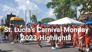 ST. LUCIAS CARNIVAL MONDAY 2023-HIGHLIGHTS JAMAICAN VISITS ST. LUCIA