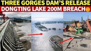 Three Gorges Dam’s Urgent Release Causes Dongting Lake Breach Expanding From 10M to 100M in an Hour
