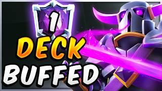 Deck finished #1 IN THE WORLD... And Clash Royale BUFFED IT?