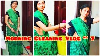 Morning Routine  Desi Cleaning Vlog  Saree Vlogs  Indian Lady Daily Vlog  Bedroom Cleaning 